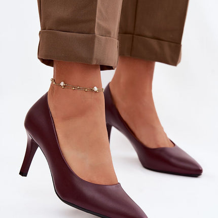 Step in Style Elegant High Heels with Cushioned Insole & Classic Desig