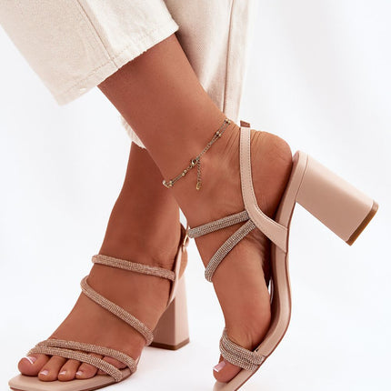 Step in Style Professional Heel Sandals with Cushioned Insole & Arch S