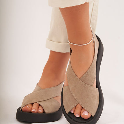 Step in Style Comfort Sandals - Cushioned Footbed & Slip-Resistant Sol