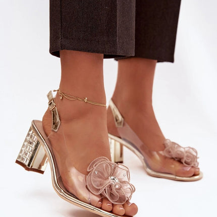 Step in Style Women's Heel Sandals - Comfortable Fit & Stylish Design