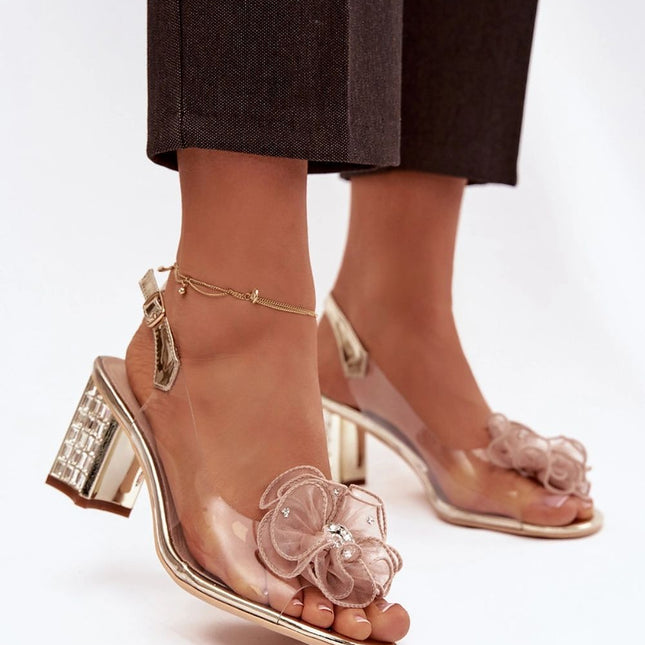 Step in Style Women's Heel Sandals - Comfortable Fit & Stylish Design