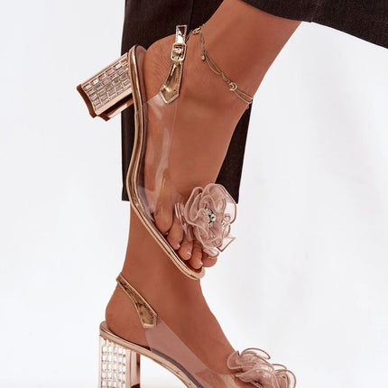 Step in Style Women's Heel Sandals - Comfortable Fit & Stylish Design