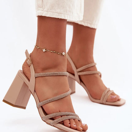 Step in Style Professional Heel Sandals with Cushioned Insole & Arch S