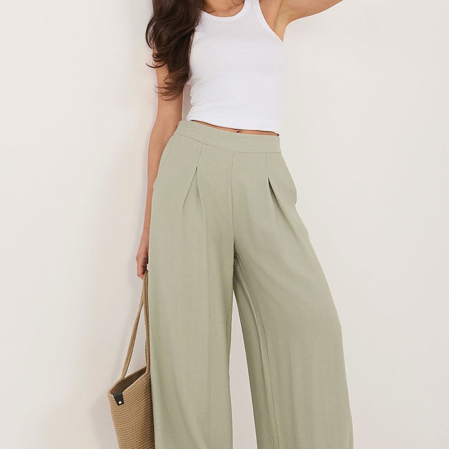 Sublevel Women's Professional Trousers with Stretch Fabric and Pockets