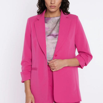 Nife Women's Professional Blazer Jacket with Tailored Fit & Pockets