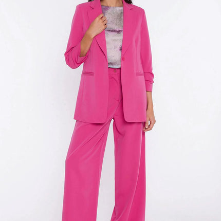 Nife Women's Professional Blazer Jacket with Tailored Fit & Pockets