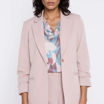 Nife Women's Professional Blazer Jacket with Tailored Fit & Pockets