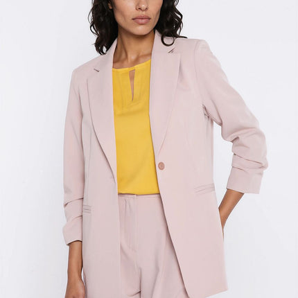Nife Women's Professional Blazer Jacket with Tailored Fit & Pockets