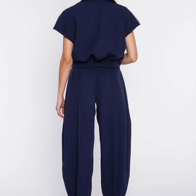 Nife Women's Professional Trousers with Tailored Fit and Stretch Fabri