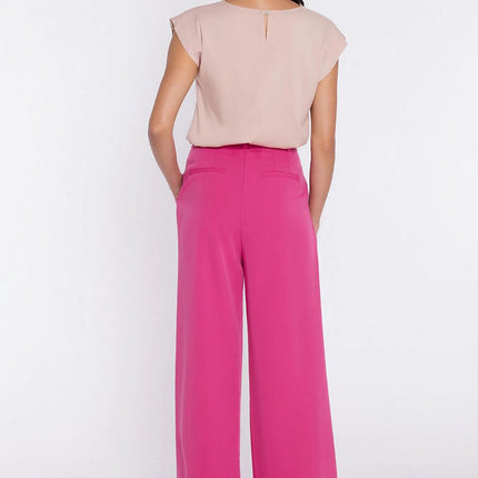 Nife Women's Professional Trousers with Tailored Fit and Stretch Fabri