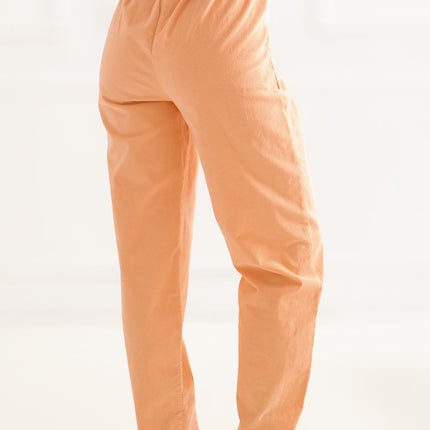 Italy Moda Professional Corduroy Trousers with Stretch Fit & Pockets