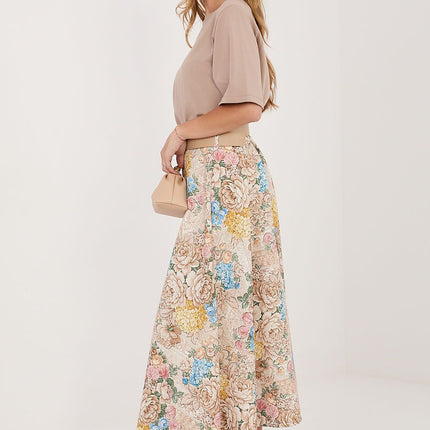 Italy Moda Women's Professional A-Line Skirt with Pockets and Stretch