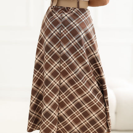 Italy Moda Elegant Long Skirt with Comfortable Stretch Fabric
