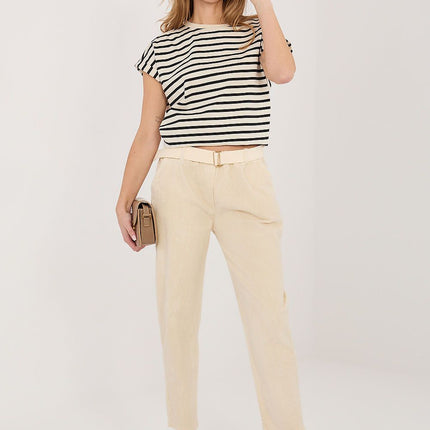 Italy Moda Professional Corduroy Trousers with Stretch & Classic Fit