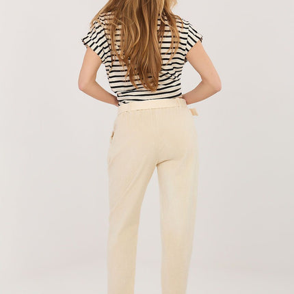 Italy Moda Professional Corduroy Trousers with Stretch & Classic Fit
