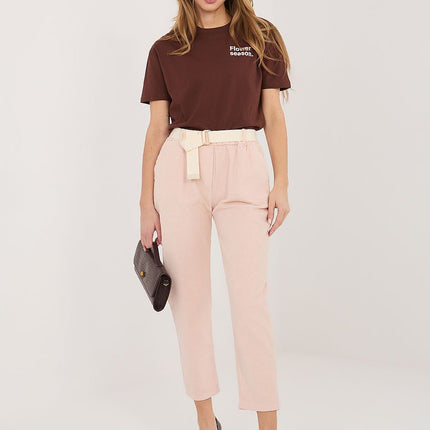 Italy Moda Professional Corduroy Trousers with Stretch & Classic Fit