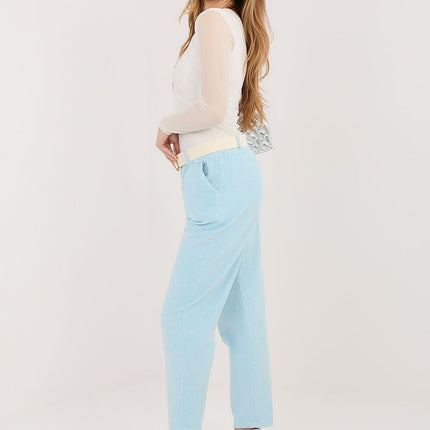 Italy Moda Professional Corduroy Trousers with Stretch & Classic Fit