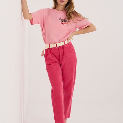 Italy Moda Professional Corduroy Trousers with Stretch & Classic Fit