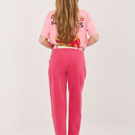 Italy Moda Professional Corduroy Trousers with Stretch & Classic Fit