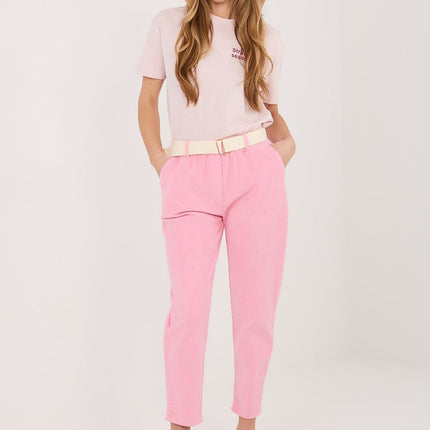 Italy Moda Professional Corduroy Trousers with Stretch & Classic Fit