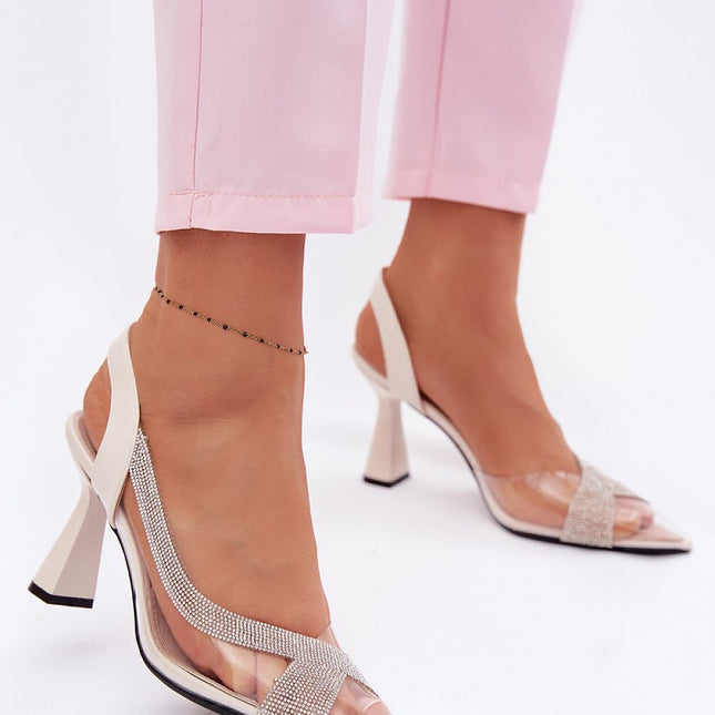 Step in Style Professional Heel Sandals with Cushioned Insole and Adju