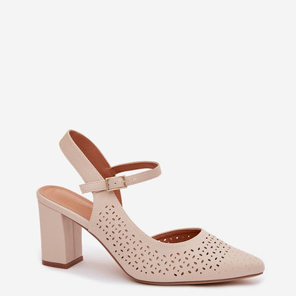 Step in Style Professional Heel Sandals with Cushioned Insole and Adju