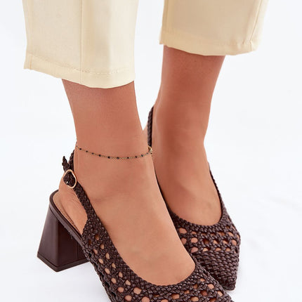 Step in Style Professional Heel Sandals with Comfort Footbed & Adjusta