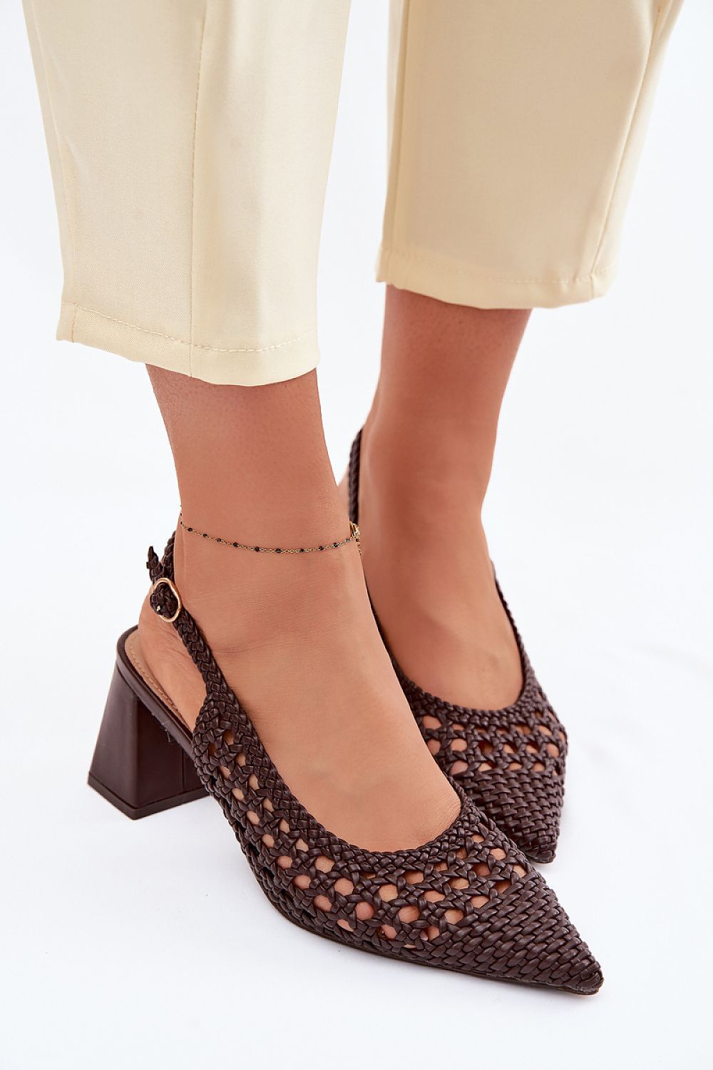 Step in Style Professional Heel Sandals with Comfort Footbed & Adjusta