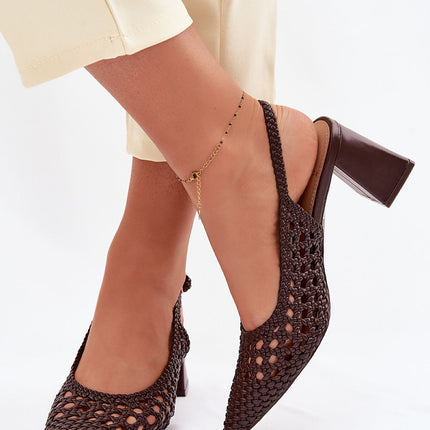 Step in Style Professional Heel Sandals with Comfort Footbed & Adjusta