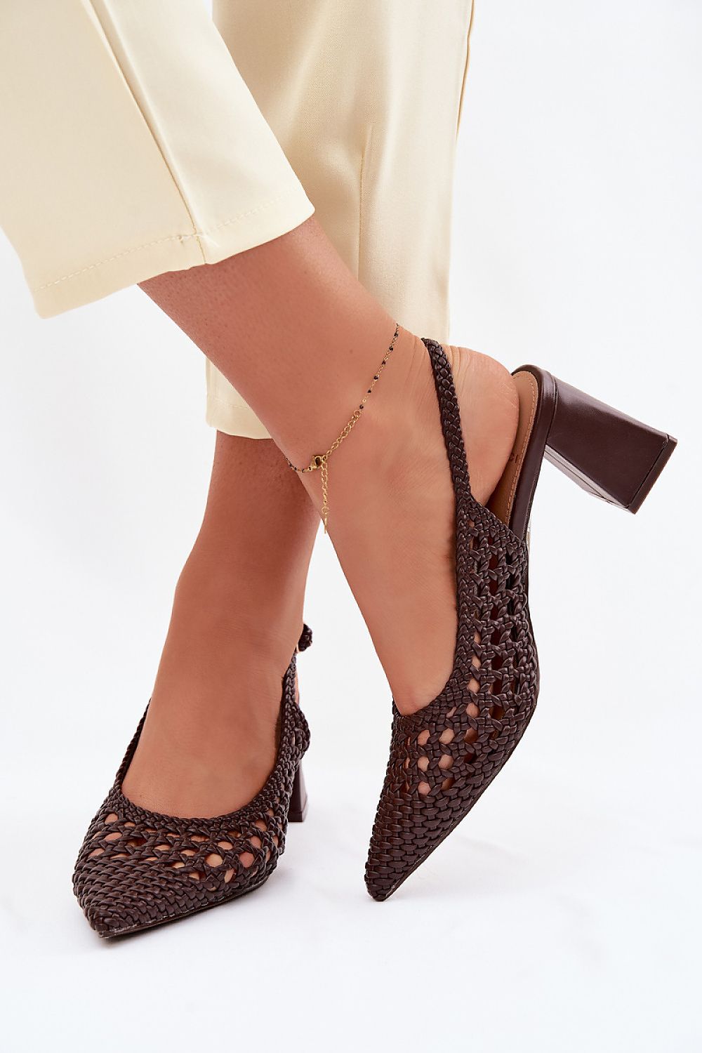 Step in Style Professional Heel Sandals with Comfort Footbed & Adjusta