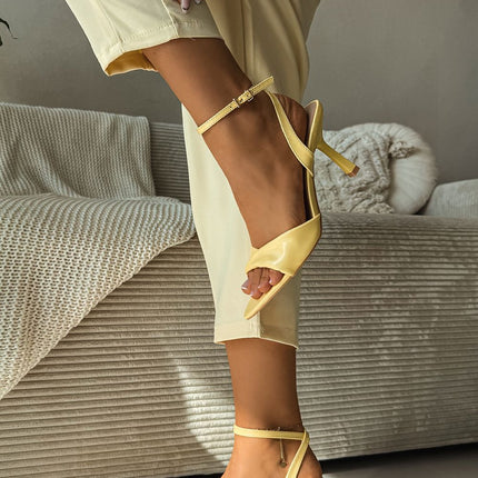Step in Style Women's Heel Sandals - Comfortable & Elegant Design