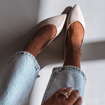 Step in Style Professional Ballet Flats with Cushioned Insole and Slip