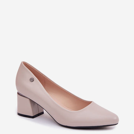 Step in Style Women's Block Heel Pumps - Comfortable & Elegant Design