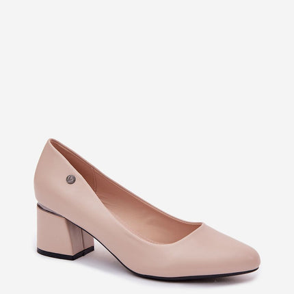 Step in Style Women's Block Heel Pumps - Comfortable & Elegant Design
