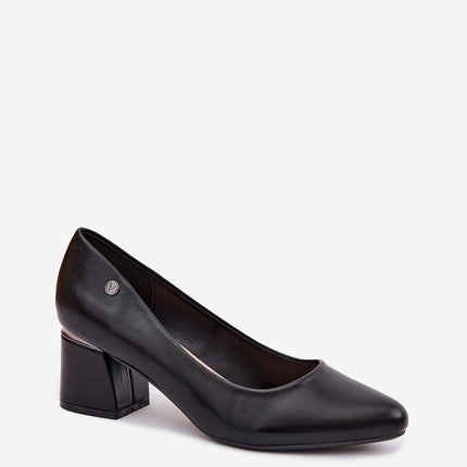 Step in Style Women's Block Heel Pumps - Comfortable & Elegant Design