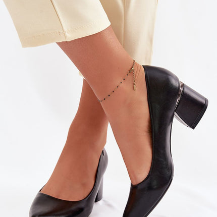 Step in Style Women's Block Heel Pumps - Comfortable & Elegant Design