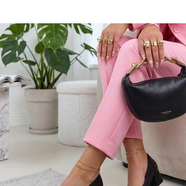 Solea Professional Block Heel Pumps with Comfort Insole and Durable De