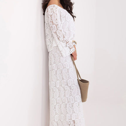 Elegant Lace Palazzo Trousers Model 211435 for Women - Très Elite