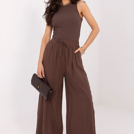 Italy Moda Women's Professional Trousers with Stretch Fabric and Pocke