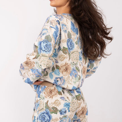 Elegant Floral Print High Waist Skirt Pants Model 211437 - Très Elite