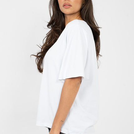 Rue Paris Women's Professional Short Sleeve T-Shirt - Soft Cotton Blen