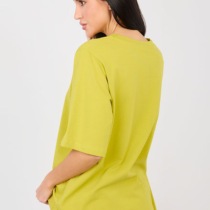 Rue Paris Women's Professional Short Sleeve T-Shirt - Soft Cotton Blen