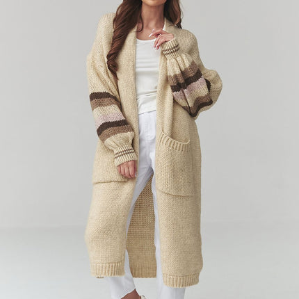Makadamia Professional Knit Cardigan with Button Closure and Pockets
