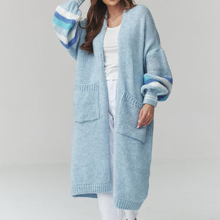 Makadamia Professional Knit Cardigan with Button Closure and Pockets