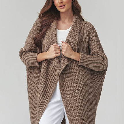 Makadamia Professional Knit Cardigan with Pockets and Soft Fabric