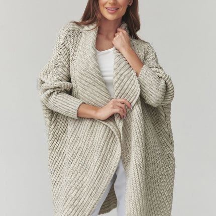 Makadamia Professional Knit Cardigan with Pockets and Soft Fabric