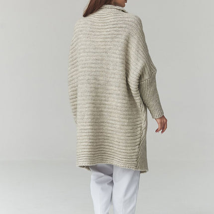 Makadamia Professional Knit Cardigan with Pockets and Soft Fabric