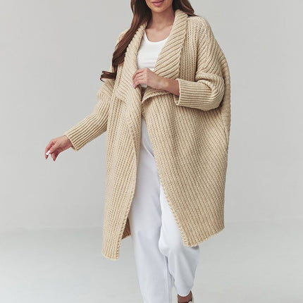 Makadamia Professional Knit Cardigan with Pockets and Soft Fabric