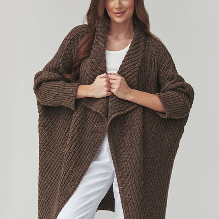 Makadamia Professional Knit Cardigan with Pockets and Soft Fabric