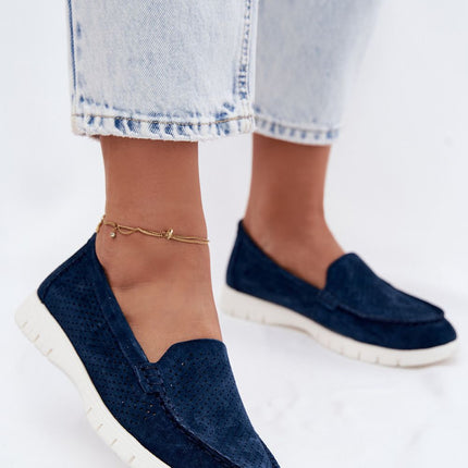 Step in Style Professional Moccasins - Comfortable Slip-On Design, Lea
